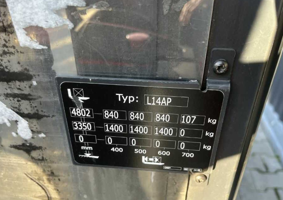 Linde L14AP - Стакер: снимка 5 Linde L14AP - Стакер: снимка 5