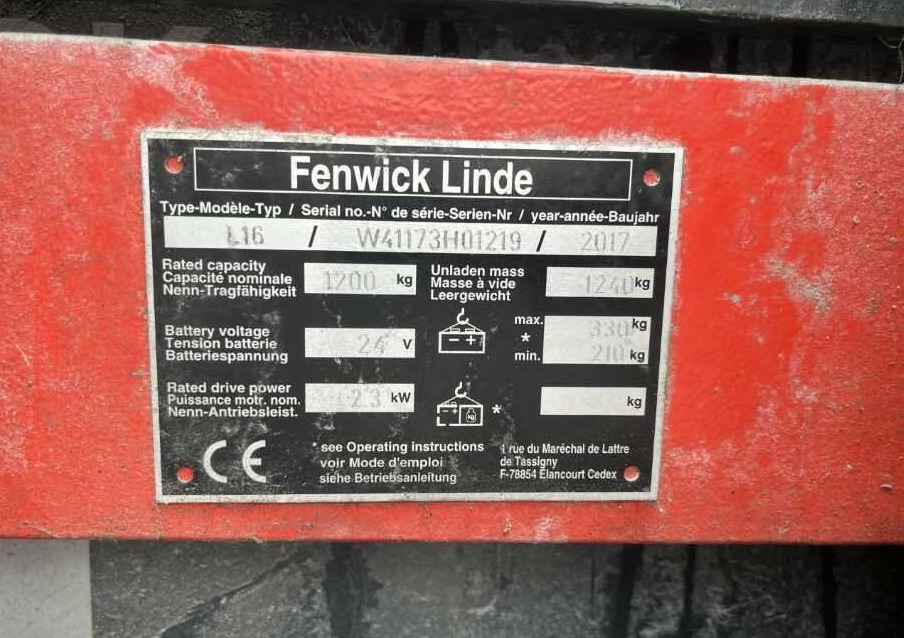 Linde L16i - Стакер: снимка 4 Linde L16i - Стакер: снимка 4