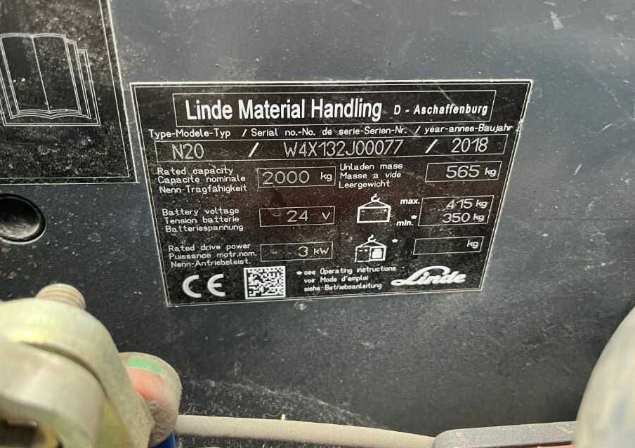 Linde N20 - Ордер пикър - комисионер: снимка 4 Linde N20 - Ордер пикър - комисионер: снимка 4