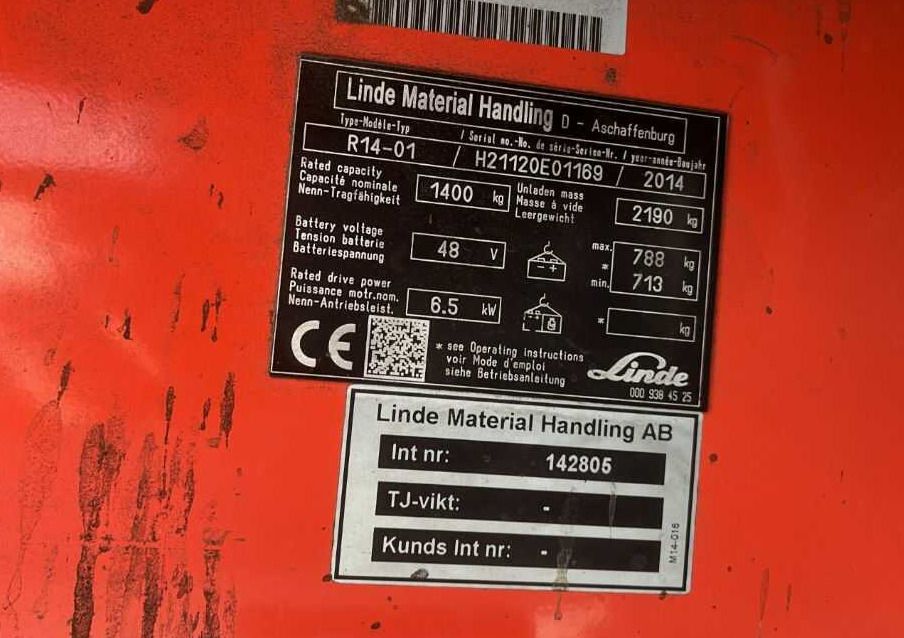 Linde R14-01 - Ричтрак: снимка 4 Linde R14-01 - Ричтрак: снимка 4