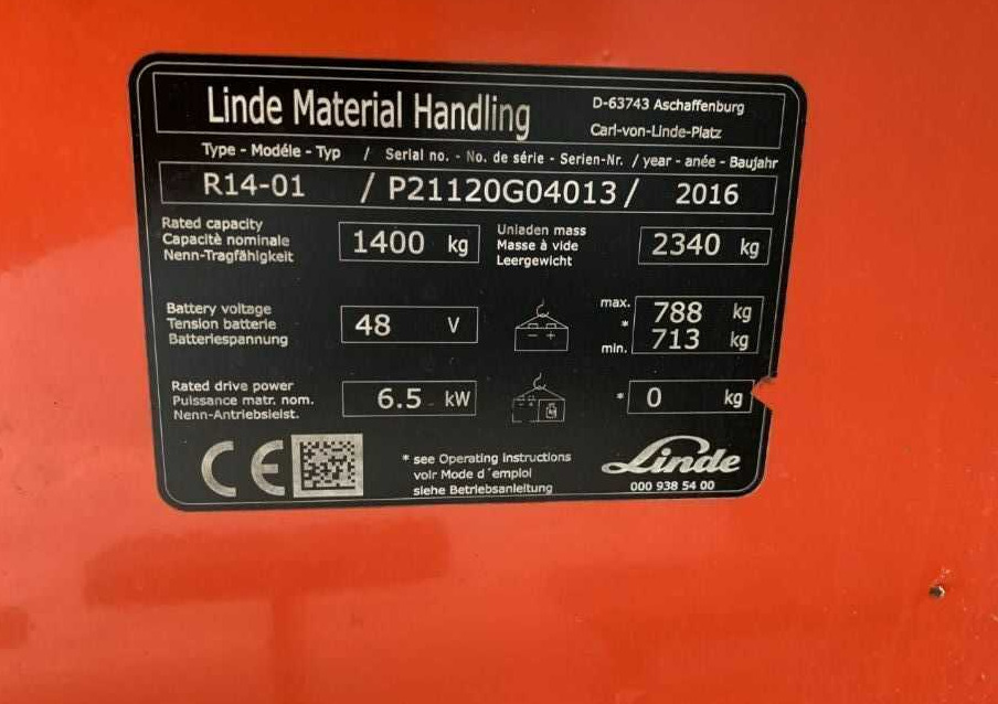 Linde R14-01 - Ричтрак: снимка 3 Linde R14-01 - Ричтрак: снимка 3