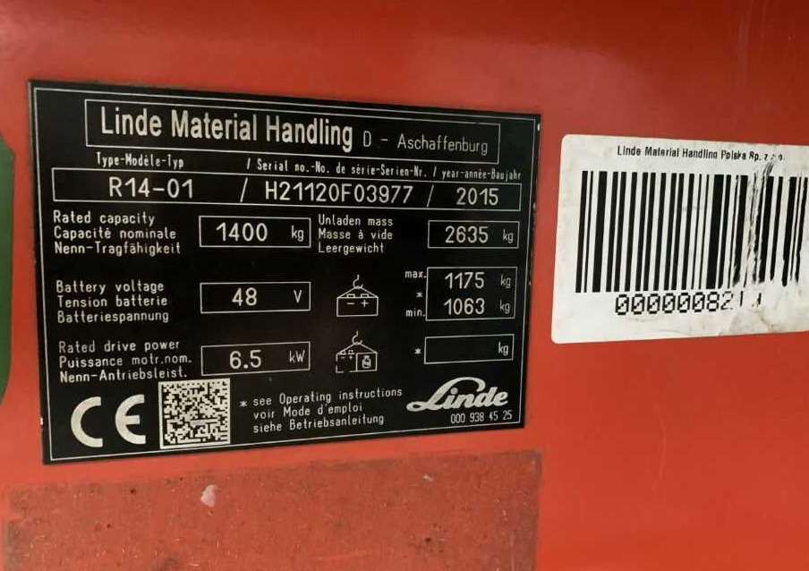 Linde R14-01 - Ричтрак: снимка 1 Linde R14-01 - Ричтрак: снимка 1