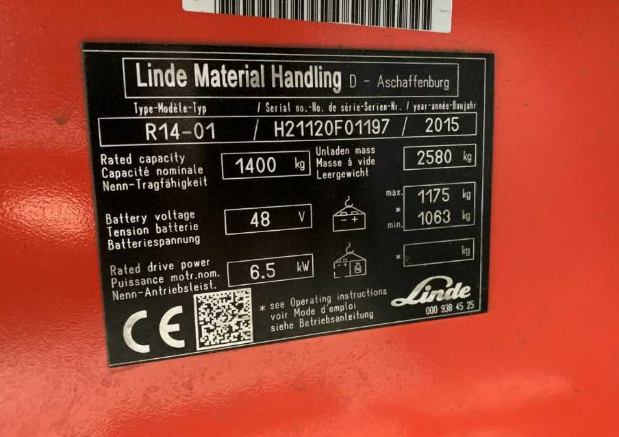 Ричтрак Linde R14-01: снимка 7