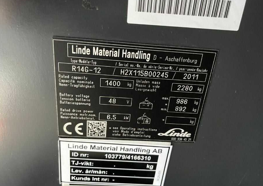 Linde R14G - Ричтрак: снимка 4 Linde R14G - Ричтрак: снимка 4