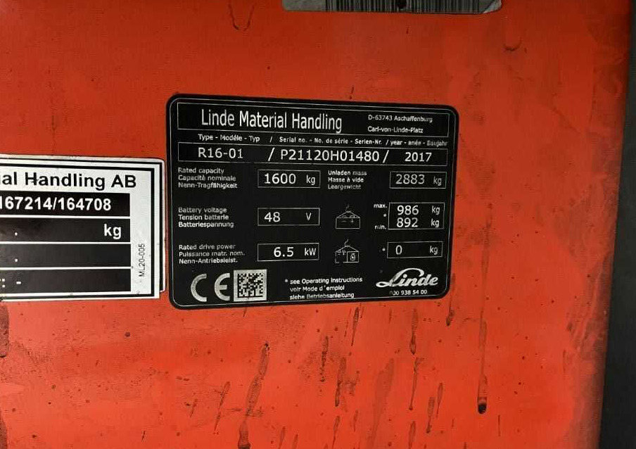 Linde R16-01 - Ричтрак: снимка 4 Linde R16-01 - Ричтрак: снимка 4