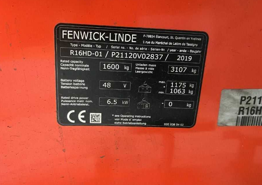 Linde R16HD-01 - Ричтрак: снимка 4 Linde R16HD-01 - Ричтрак: снимка 4