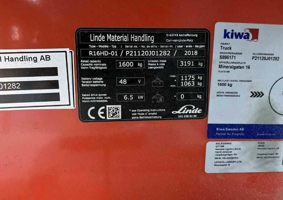 Linde R16HD-01 - Ричтрак: снимка 4 Linde R16HD-01 - Ричтрак: снимка 4