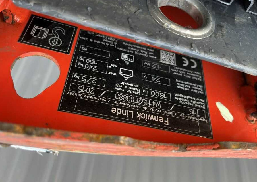 Linde T16 - Палетна количка: снимка 4 Linde T16 - Палетна количка: снимка 4