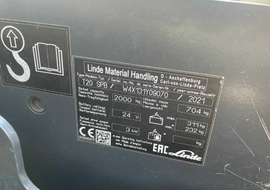 Linde T20SPB - Палетна количка: снимка 4 Linde T20SPB - Палетна количка: снимка 4