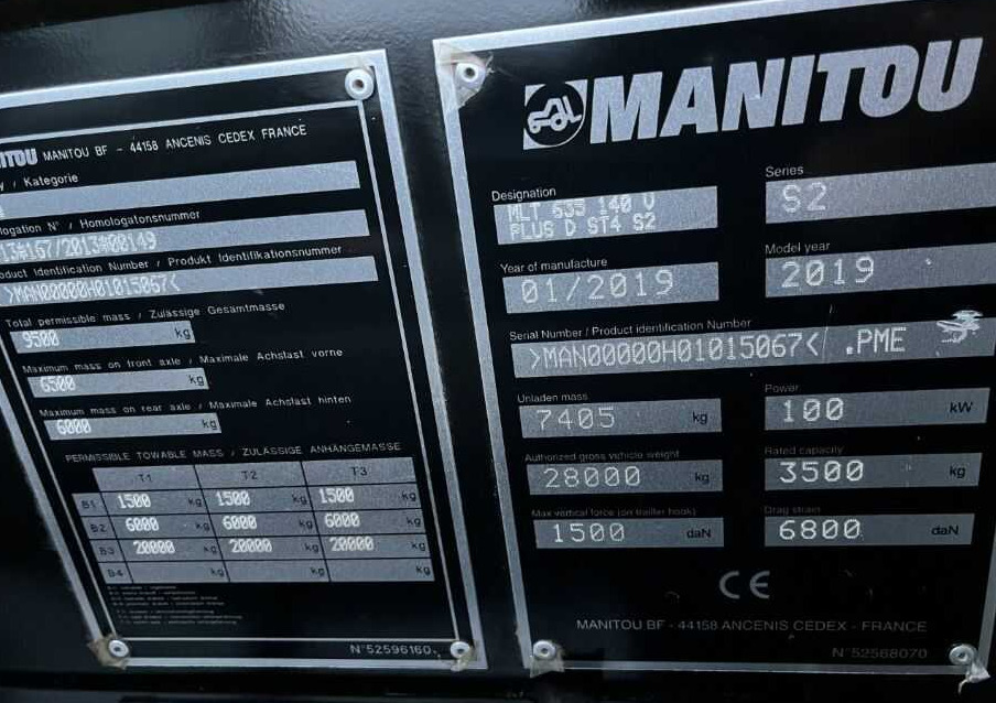 Manitou MLT635 140V - Телескопичен товарач: снимка 4 Manitou MLT635 140V - Телескопичен товарач: снимка 4