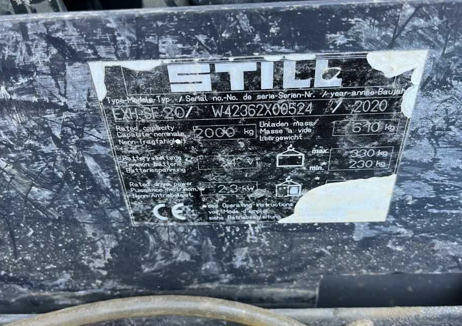 Still EXH-SF20 - Палетна количка: снимка 4 Still EXH-SF20 - Палетна количка: снимка 4