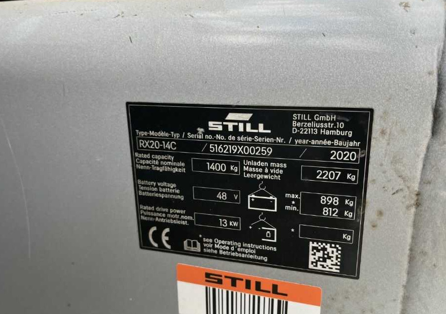 Still RX20-14 - Електрокар: снимка 4 Still RX20-14 - Електрокар: снимка 4