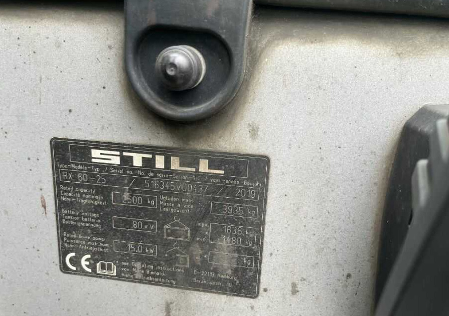 Still RX60-25 - Електрокар: снимка 4 Still RX60-25 - Електрокар: снимка 4