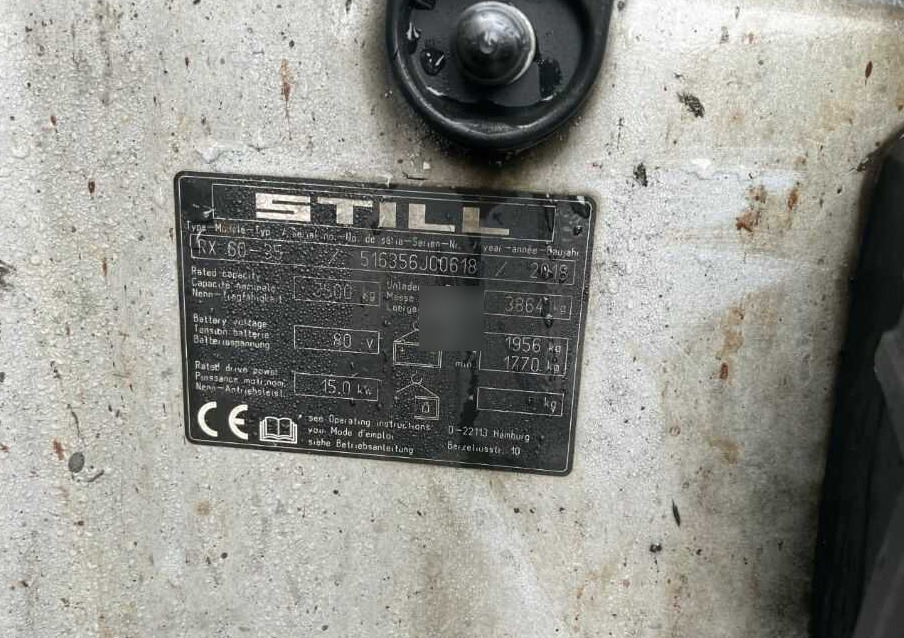 Still RX60-35 - Електрокар: снимка 4 Still RX60-35 - Електрокар: снимка 4