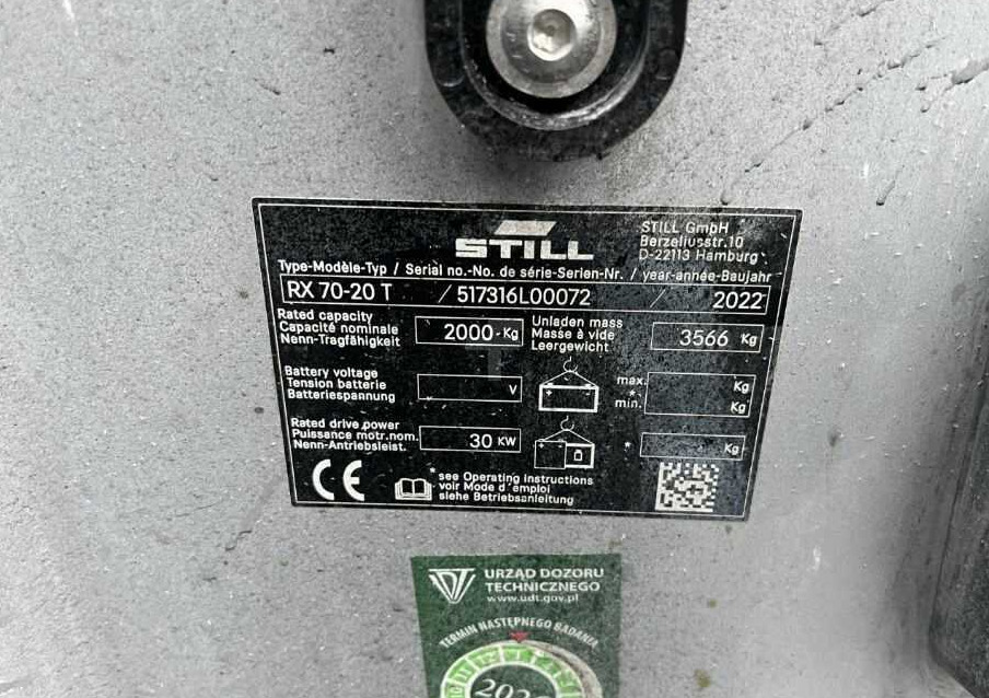 Still RX70-20T - Газокар: снимка 4 Still RX70-20T - Газокар: снимка 4