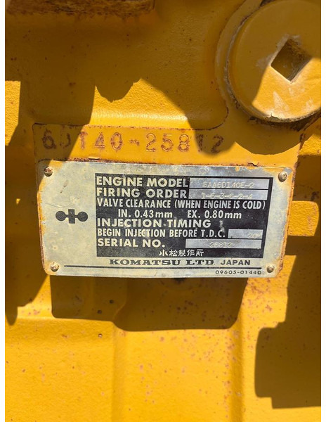 Komatsu SAA6D140E-2 Komatsu engine HD325 - Двигател: снимка 5 Komatsu SAA6D140E-2 Komatsu engine HD325 - Двигател: снимка 5