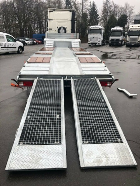 Нискорамна площадка полуремарке За превоз на тежка техника 2 Axle Lowloader: снимка 6