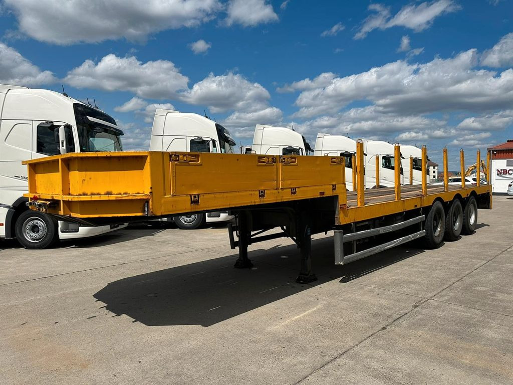 BABELSBERGER *SSA 51 * SAF * 14 RUNGEN * BALLAST - Нискорамна площадка полуремарке: снимка 1 BABELSBERGER *SSA 51 * SAF * 14 RUNGEN * BALLAST - Нискорамна площадка полуремарке: снимка 1