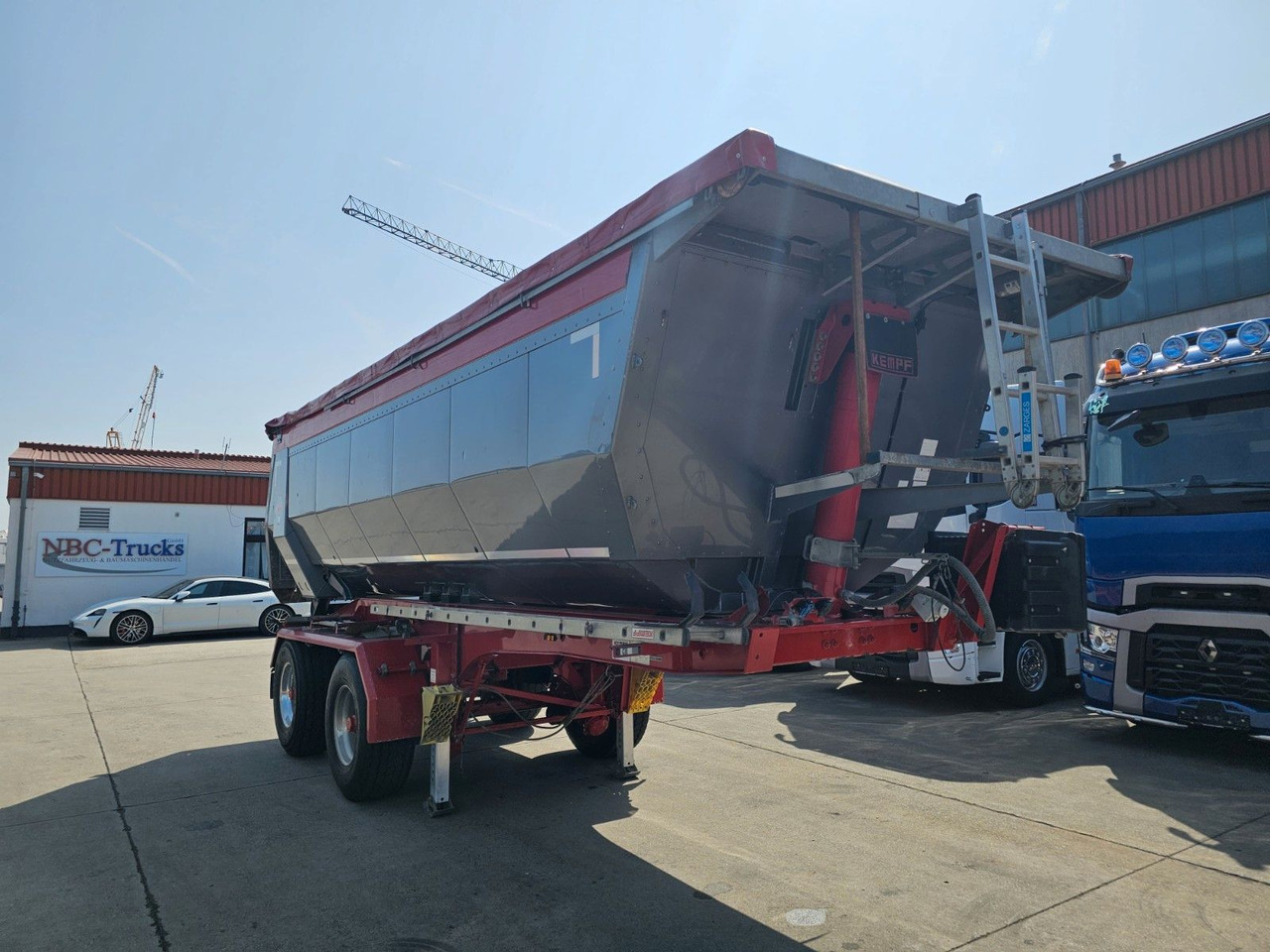 Kempf SKM 31/2 * KIPPMULDE * ELEK. VERDECK *LIFT * BPW - Самосвал полуремарке: снимка 3 Kempf SKM 31/2 * KIPPMULDE * ELEK. VERDECK *LIFT * BPW - Самосвал полуремарке: снимка 3