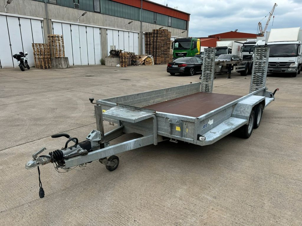 Saris TIEFLADER MIT RAMPEN*TÜV*4 M LANG*TROMMELBREMSEN - Нискорамна площадка ремарке: снимка 1 Saris TIEFLADER MIT RAMPEN*TÜV*4 M LANG*TROMMELBREMSEN - Нискорамна площадка ремарке: снимка 1