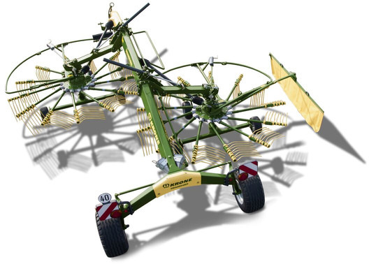 Krone vier harkelementen en Zijaflegharken - Гребло/ Сенообръщачка: снимка 1 Krone vier harkelementen en Zijaflegharken - Гребло/ Сенообръщачка: снимка 1