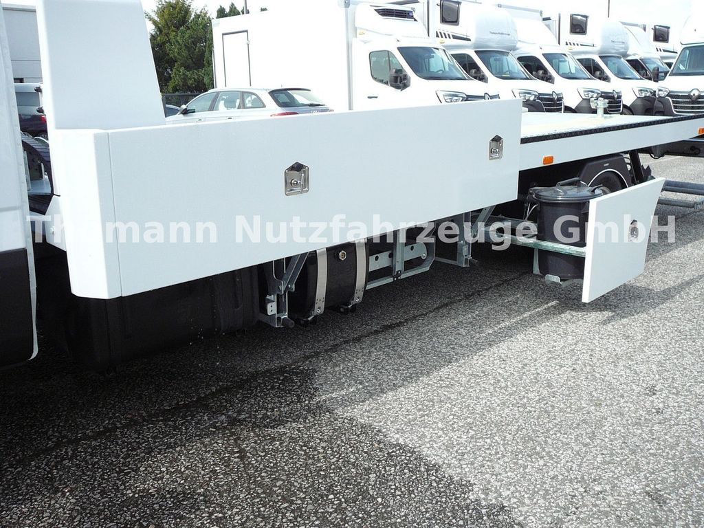 Нови Камион пътна помощ, Лекотоварен автомобил Iveco DAILY 72C18 Schiebeplateu Hubbrille Luftfed Navi: снимка 7