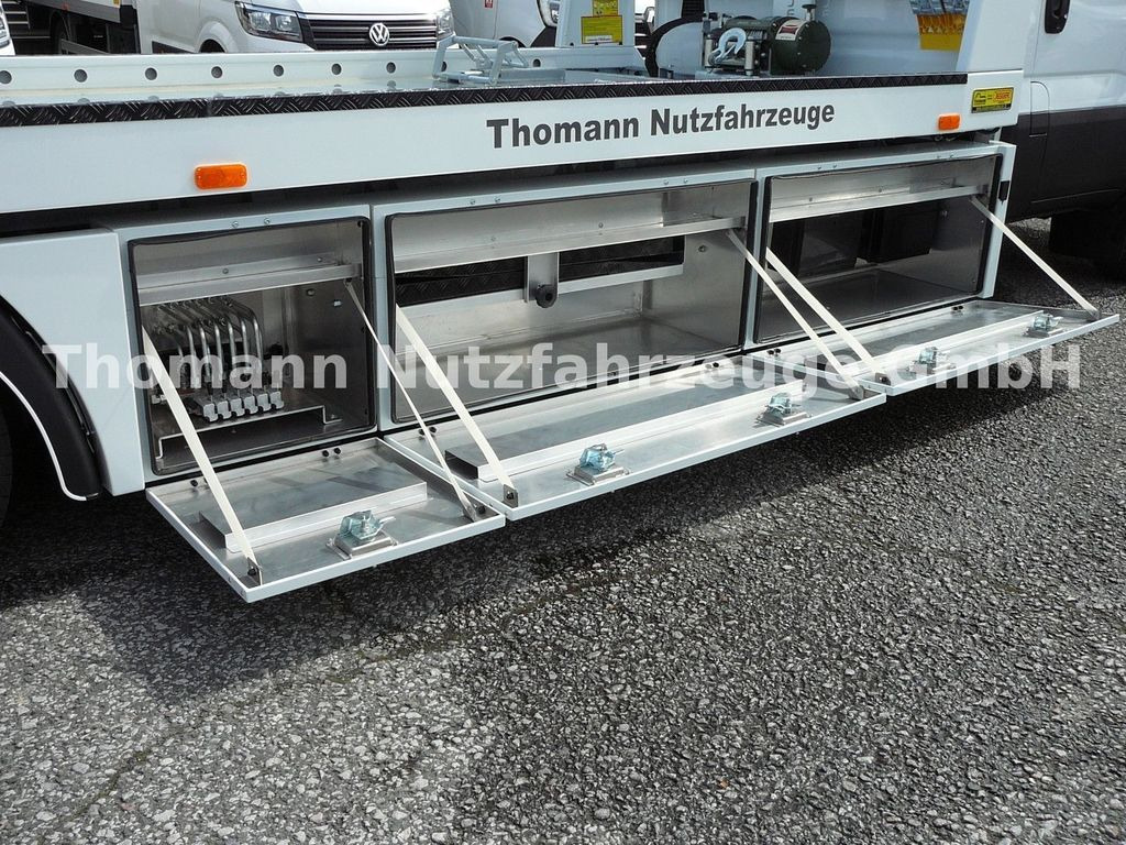 Нови Камион пътна помощ, Лекотоварен автомобил Iveco DAILY 72C18 Schiebeplateu Hubbrille Luftfed Navi: снимка 6