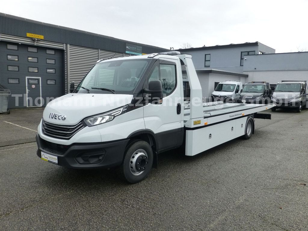 Нови Камион пътна помощ, Лекотоварен автомобил Iveco DAILY 72C18 Schiebeplateu Luftfed Navi: снимка 6