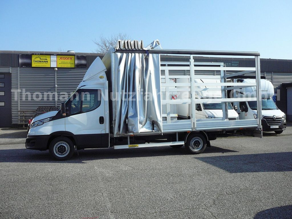 Iveco Daily 35S18 Pritsche Plane Edscha Verdeck - Брезентов бус: снимка 1 Iveco Daily 35S18 Pritsche Plane Edscha Verdeck - Брезентов бус: снимка 1