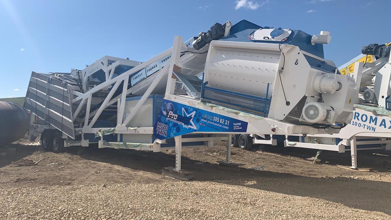 Mobile Concrete Batching Plant M120-TWN (120m3/h) - Бетонов възел: снимка 3 Mobile Concrete Batching Plant M120-TWN (120m3/h) - Бетонов възел: снимка 3
