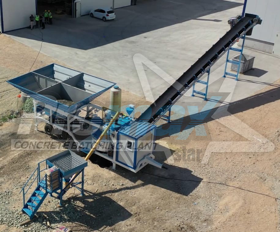 PROMAX MOBILE CONCRETE PLANT M35-PLNT (35M3/H) - Бетонов възел: снимка 4 PROMAX MOBILE CONCRETE PLANT M35-PLNT (35M3/H) - Бетонов възел: снимка 4