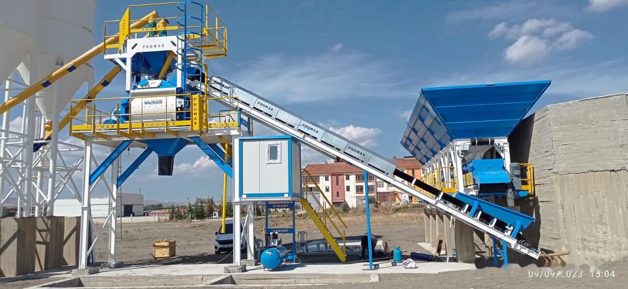 Нови Бетонов възел Promax Compact Concrete Batching Plant C100-TWN-LINE (100m3/h): снимка 7