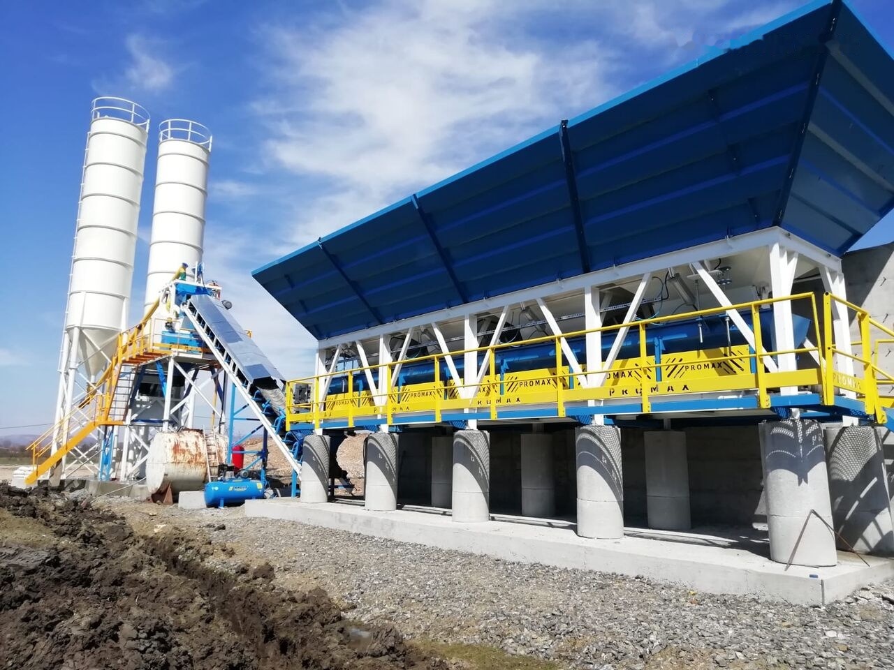 Нови Бетонов възел Promax Compact Concrete Batching Plant PROMAX C60-SNG LINE (60m³/h): снимка 7