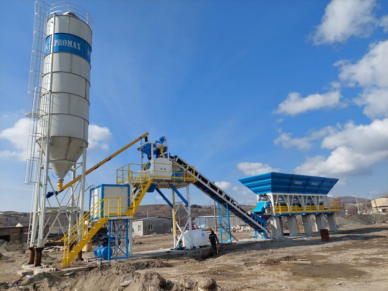 Нови Бетонов възел Promax Compact Concrete Batching Plant PROMAX C60-SNG LINE (60m³/h): снимка 8