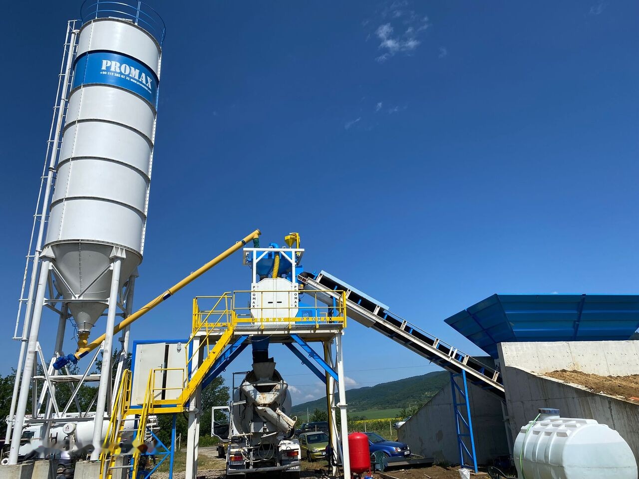 Promax Compact Concrete Batching Plant PROMAX C60-SNG PLUS (60m³/h) - Бетонов възел: снимка 3 Promax Compact Concrete Batching Plant PROMAX C60-SNG PLUS (60m³/h) - Бетонов възел: снимка 3