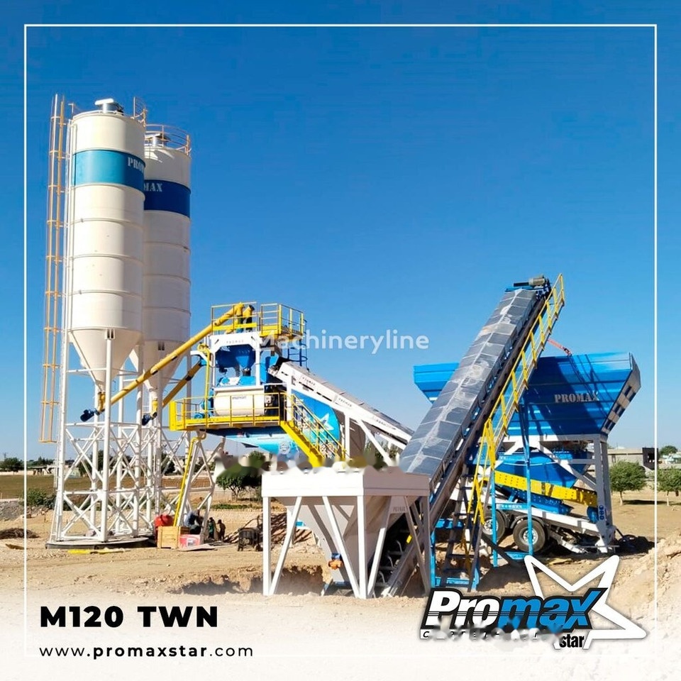 Promax Mobile Concrete Batching Plant M120-TWN (120m3/h) - Бетонов възел: снимка 3 Promax Mobile Concrete Batching Plant M120-TWN (120m3/h) - Бетонов възел: снимка 3