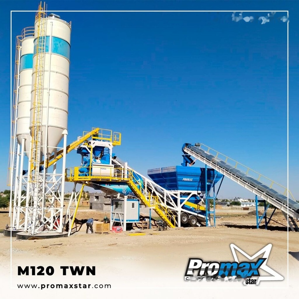 Promax Mobile Concrete Batching Plant M120-TWN (120m3/h) - Бетонов възел: снимка 4 Promax Mobile Concrete Batching Plant M120-TWN (120m3/h) - Бетонов възел: снимка 4