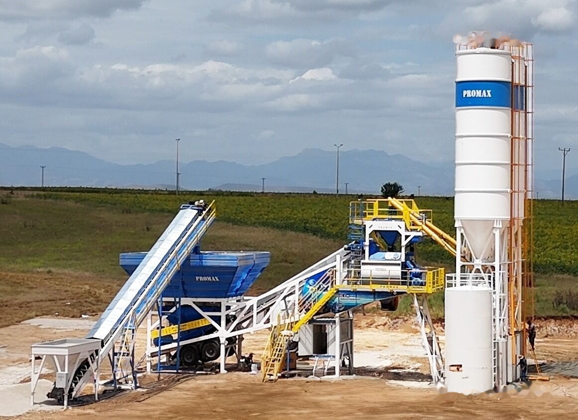 Promax Mobile Concrete Batching Plant M120-TWN (120m3/h) - Бетонов възел: снимка 1 Promax Mobile Concrete Batching Plant M120-TWN (120m3/h) - Бетонов възел: снимка 1