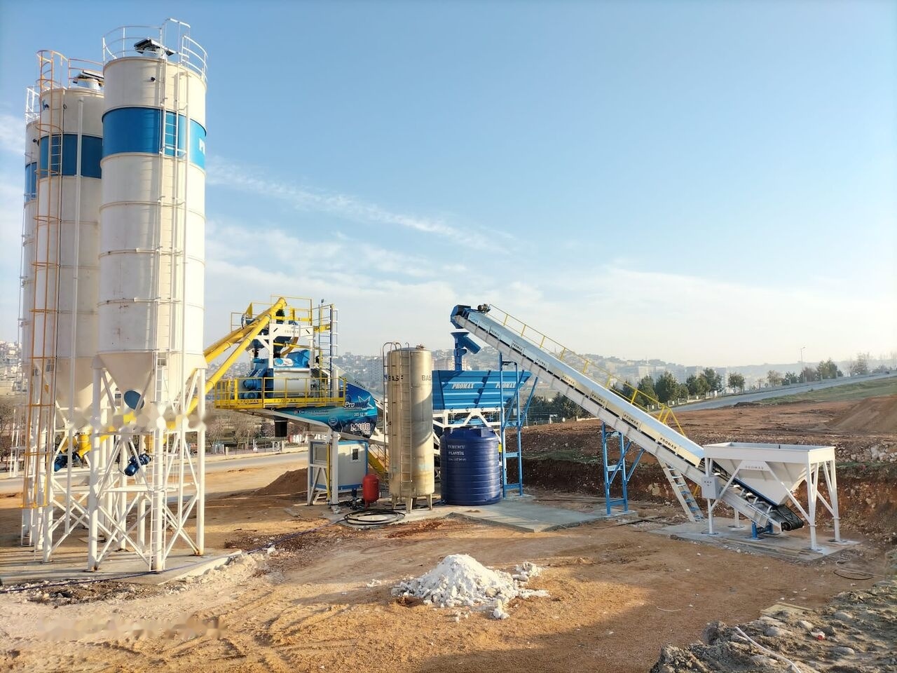 Promax Mobile Concrete Batching Plant PROMAX M100-TWN (100m³/h) - Бетонов възел: снимка 1 Promax Mobile Concrete Batching Plant PROMAX M100-TWN (100m³/h) - Бетонов възел: снимка 1
