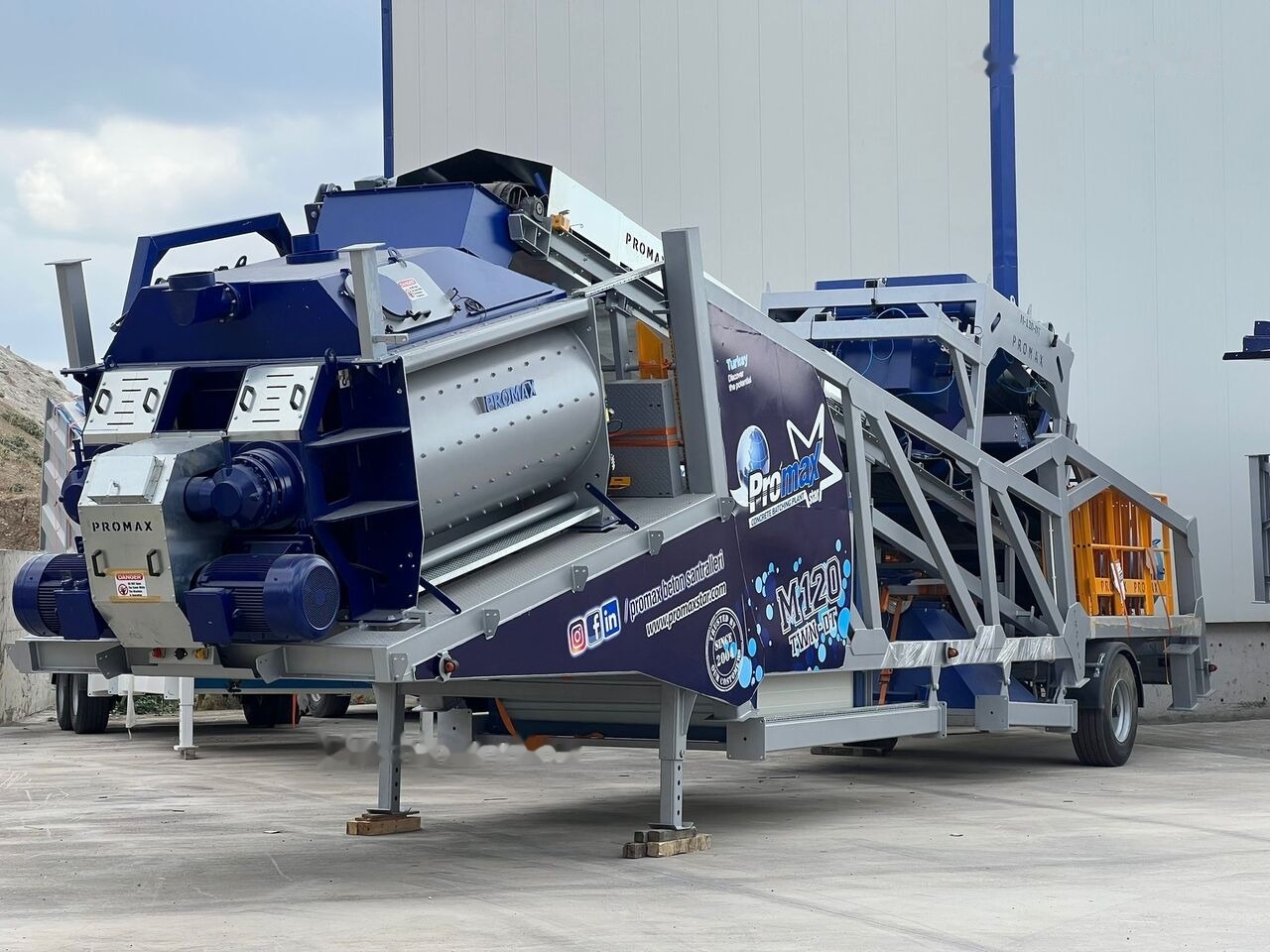 Promax Mobile Concrete Batching Plant PROMAX M120-TWN DT (120m³/h) - Бетонов възел: снимка 5 Promax Mobile Concrete Batching Plant PROMAX M120-TWN DT (120m³/h) - Бетонов възел: снимка 5