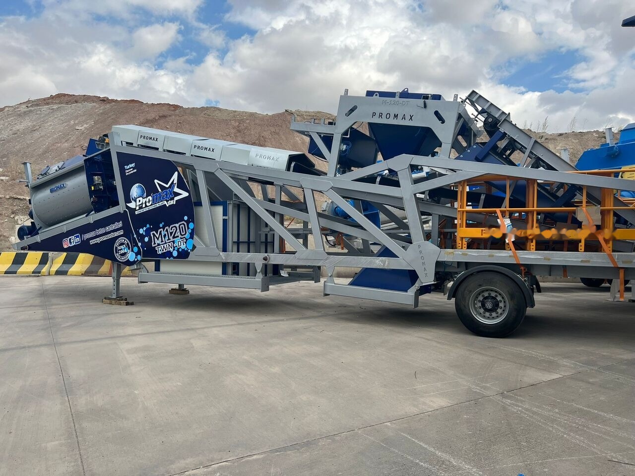 Promax Mobile Concrete Batching Plant PROMAX M120-TWN DT (120m³/h) - Бетонов възел: снимка 4 Promax Mobile Concrete Batching Plant PROMAX M120-TWN DT (120m³/h) - Бетонов възел: снимка 4