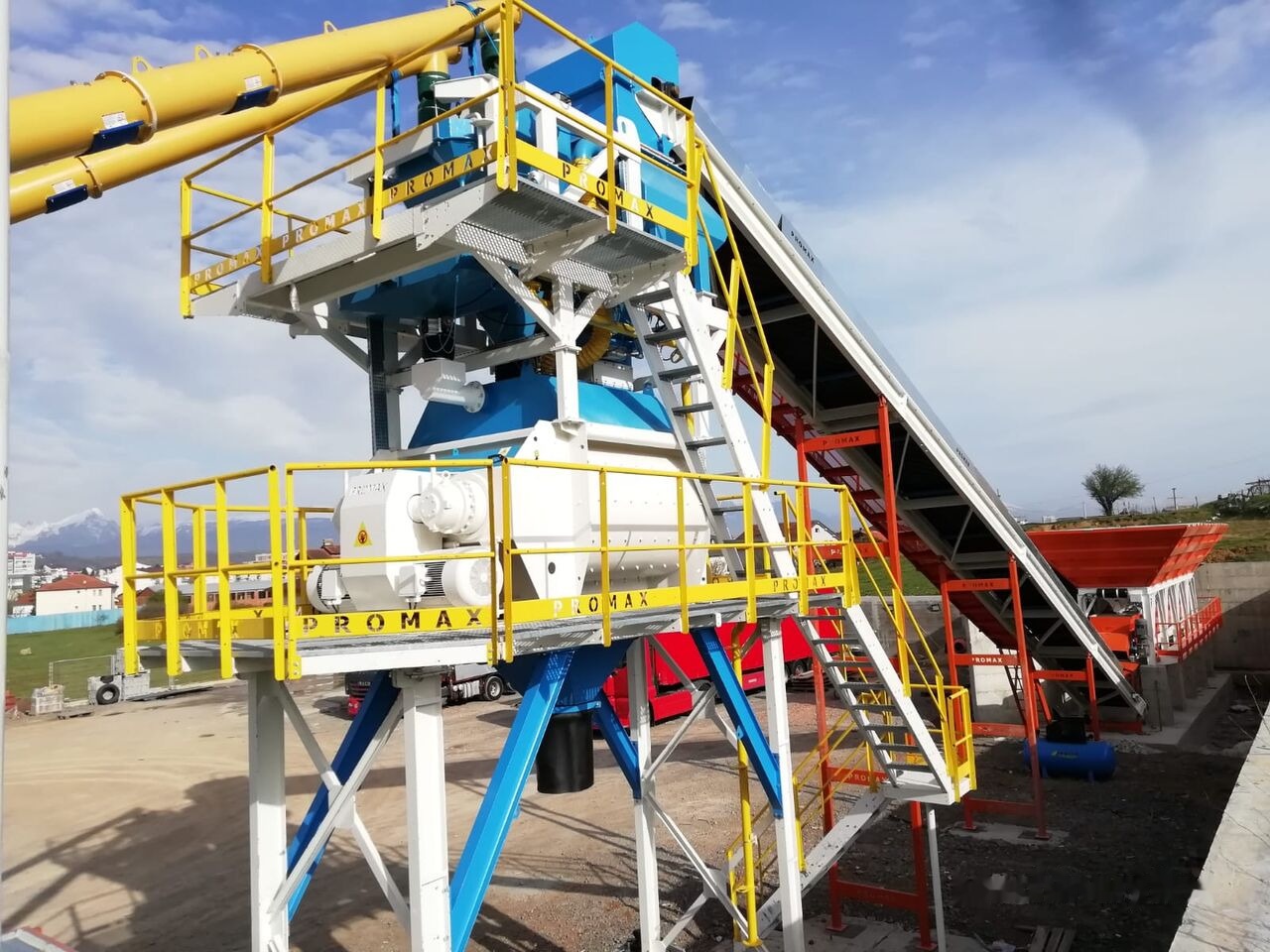 Promax Stationary Concrete Batching Plant S100 TWN (100m³/h) - Бетонов възел: снимка 1 Promax Stationary Concrete Batching Plant S100 TWN (100m³/h) - Бетонов възел: снимка 1