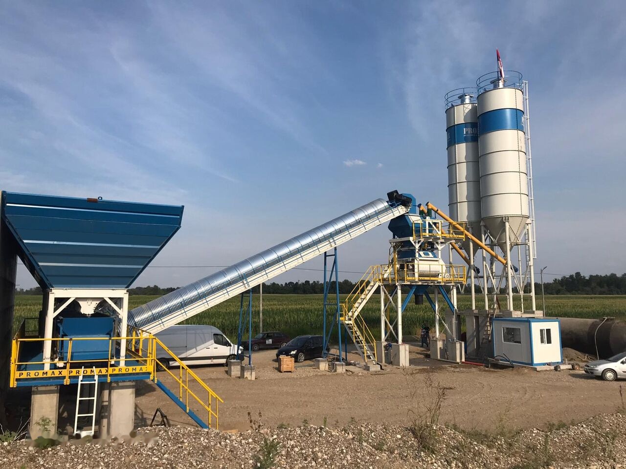 Promax Stationary Concrete Batching Plant S100 TWN (100m³/h) - Бетонов възел: снимка 2 Promax Stationary Concrete Batching Plant S100 TWN (100m³/h) - Бетонов възел: снимка 2