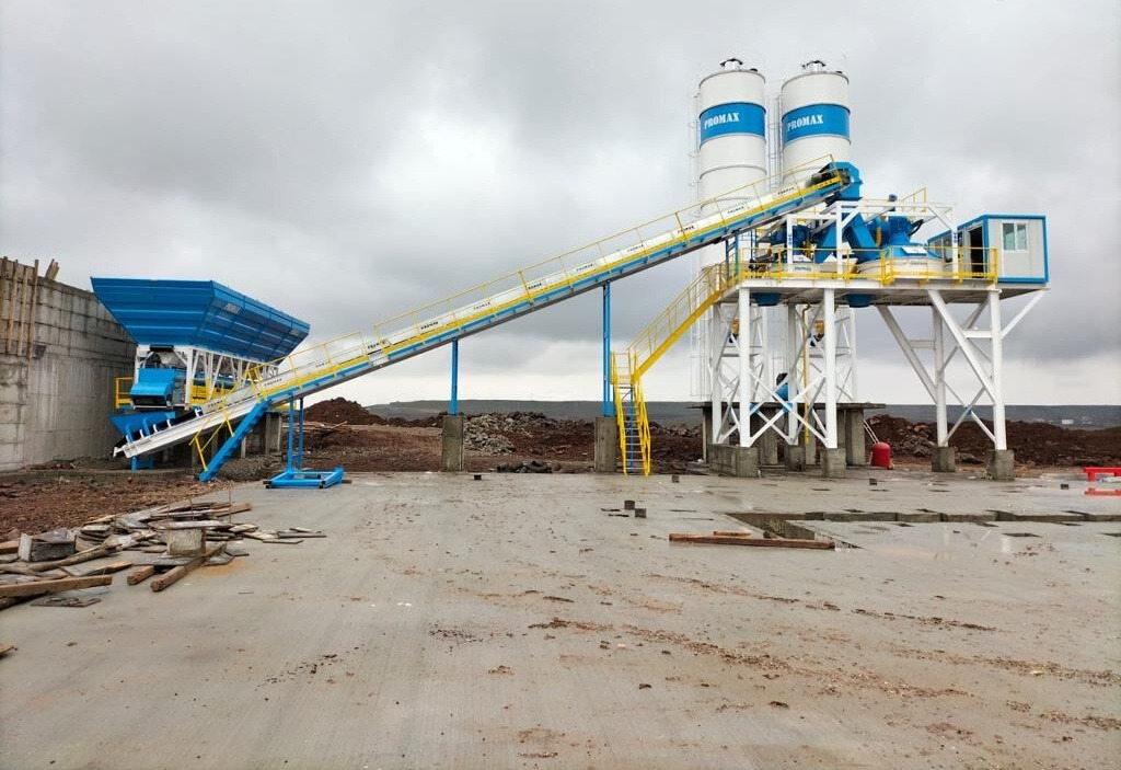 Promax Stationary Concrete Batching Plant with Double Planetary Mixer - Бетонов възел: снимка 1 Promax Stationary Concrete Batching Plant with Double Planetary Mixer - Бетонов възел: снимка 1