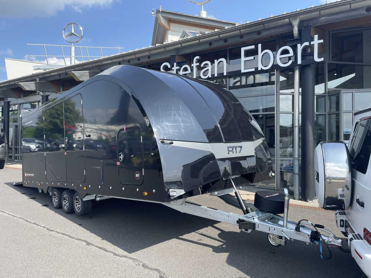 Brian James Race Transporter 7 / 6,16 m 3.500 kg - Автовоз ремарке: снимка 5 Brian James Race Transporter 7 / 6,16 m 3.500 kg - Автовоз ремарке: снимка 5