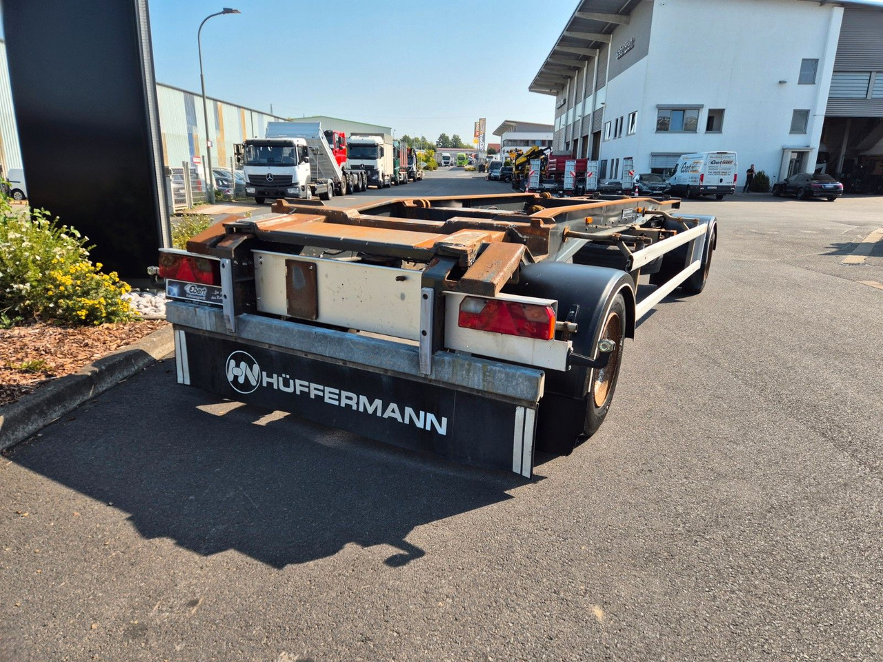 Hüffermann HSA 18.70 P BPW 14.582kg Nutzlast - Шаси ремарке: снимка 2 Hüffermann HSA 18.70 P BPW 14.582kg Nutzlast - Шаси ремарке: снимка 2