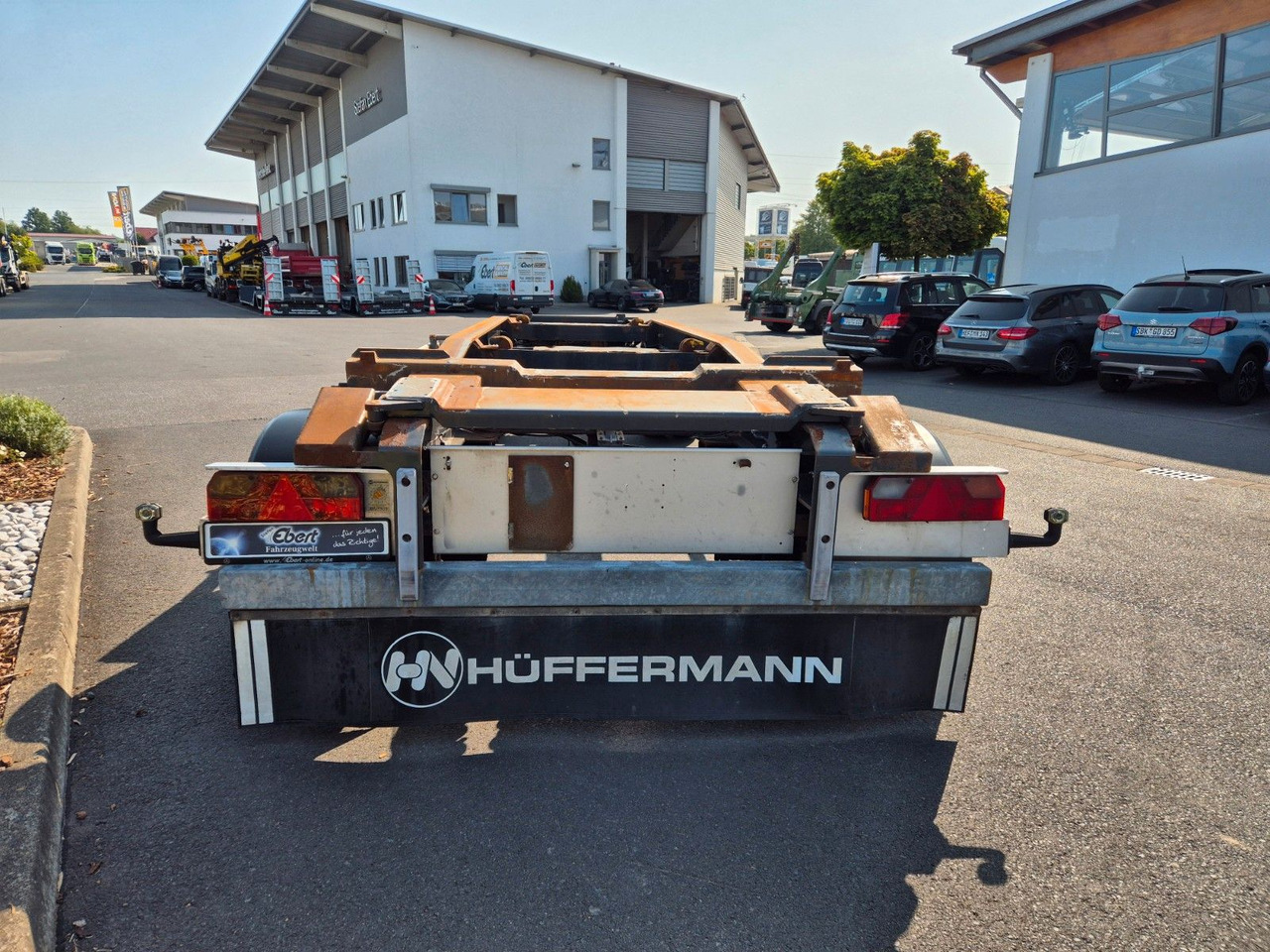 Hüffermann HSA 18.70 P BPW 14.582kg Nutzlast - Шаси ремарке: снимка 5 Hüffermann HSA 18.70 P BPW 14.582kg Nutzlast - Шаси ремарке: снимка 5