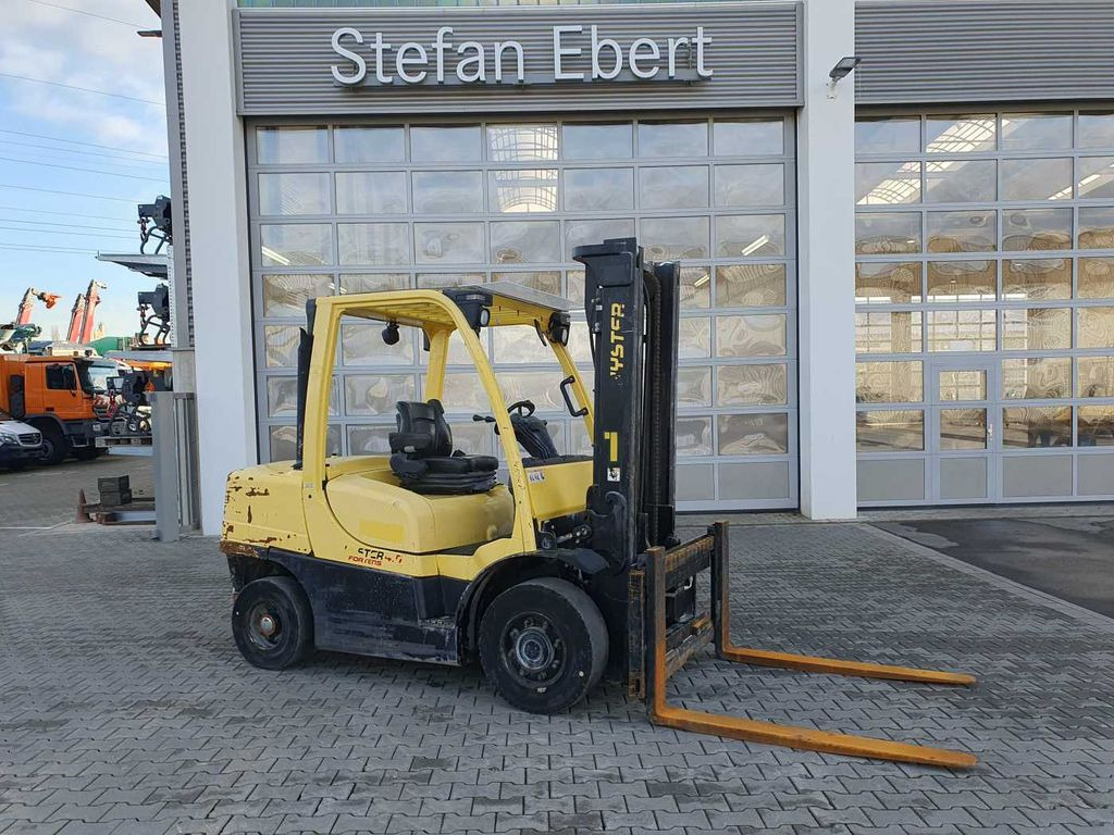 Hyster H4.5 FT S5 / Duplex: 3.40m / nur 3.366h! / SS - Дизелов мотокар: снимка 1 Hyster H4.5 FT S5 / Duplex: 3.40m / nur 3.366h! / SS - Дизелов мотокар: снимка 1