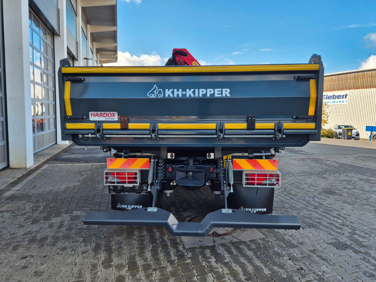 Самосвал камион, Камион с кран Iveco AD200X46/P HR OFF Palfinger PK 12.501 Funk AHK: снимка 11