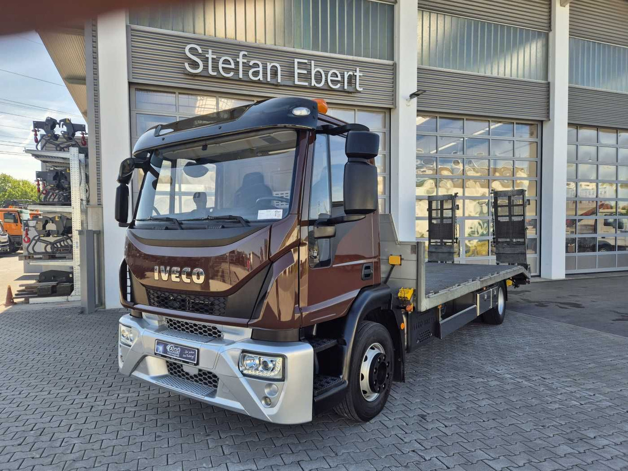 Iveco Eurocargo ML140E25/P Maschinentransporter Winde - Автовоз камион: снимка 1 Iveco Eurocargo ML140E25/P Maschinentransporter Winde - Автовоз камион: снимка 1